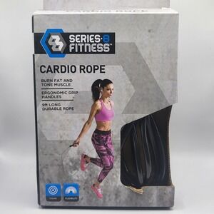 Series 8 Fitness Cardio Jump Rope 9FT Adjustable Speed Rope Workout Gym